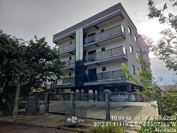 Apartamento em Alvorada, Jardim Algarve, Rua Guaras, N. 200, Apto 201, Pav 03, RS. Área: 61.2m2
