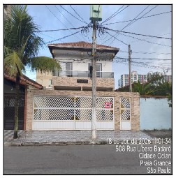 Casa em Praia Grande, Vila Assuncao, Rua Libero Badaro, N. 495, Cs 03, SP. Área: 50.7m2