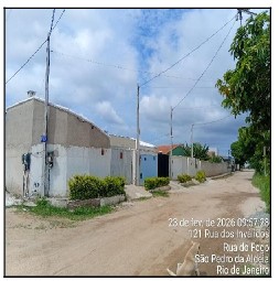 Casa em São Pedro da Aldeia, Jardim Das Acacias, Rua Juracy Fernandes, N. Sn, Lt 01 Cs 03 Rua Do Fogo, RJ. Área: 57.38m2
