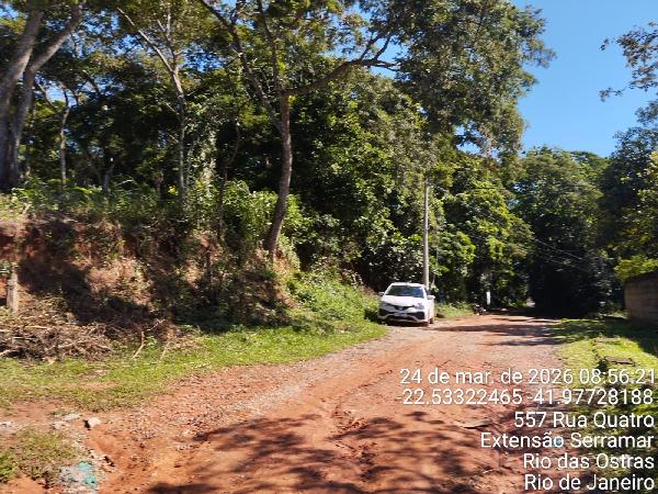 Terreno em Rio das Ostras, Serramar, Rua Xi, N. Sn, Lt 78 Qd K, RJ. Área: 465m2