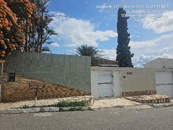 Casa em Caruaru, Nova Caruaru, Avenida Panamericana, N. 533, Lt 18 Qd 47, PE. Área: 161.62m2