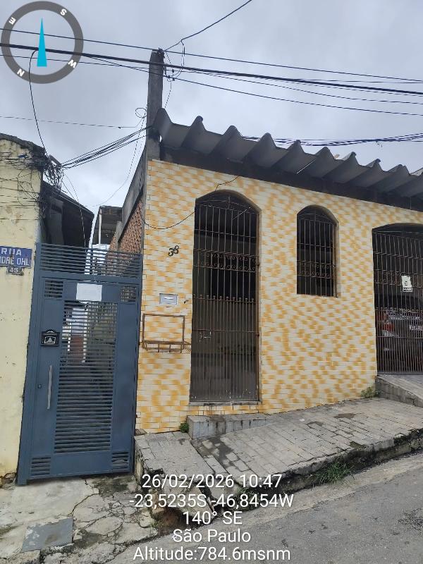 Casa em Carapicuíba, Vila Santa Terezinha, Rua Andre Ohl, N. 38, Lt 01-A, Qd 4, Bl A, SP. Área: 67m2
