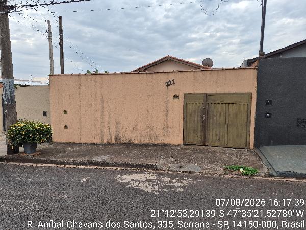 Casa em Serrana, Residencial Santa Clara, Rua Anibal Chavans Dos Santos, N. 321, St 01 Lt 352 Qd 139, SP. Área: 53.53m2
