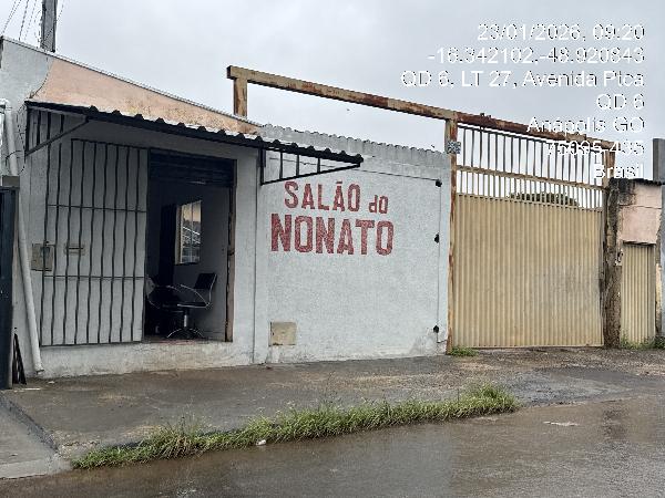 Casa em Anápolis, De Lourdes, Avenida Patriarca, N. Sn, Qd 59 Lt 21, GO. Área: 161.36m2