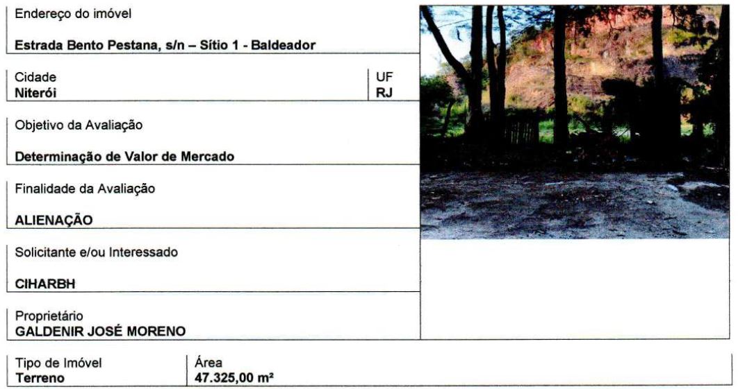 Terreno em Niterói, Baldeador, Estrada Bento Pestana, N. S/N, SÍTio 1 - Junto E Antes Do 326, RJ. Área: 47325m2