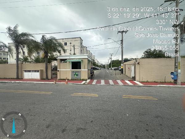 Apartamento em Macaé, Sao Jose Do Barreto, Avenida Otoniel Gomes Tavares, N. 1391, Apto 408, Bl 7 Vg 294, RJ. Área: 44.86m2