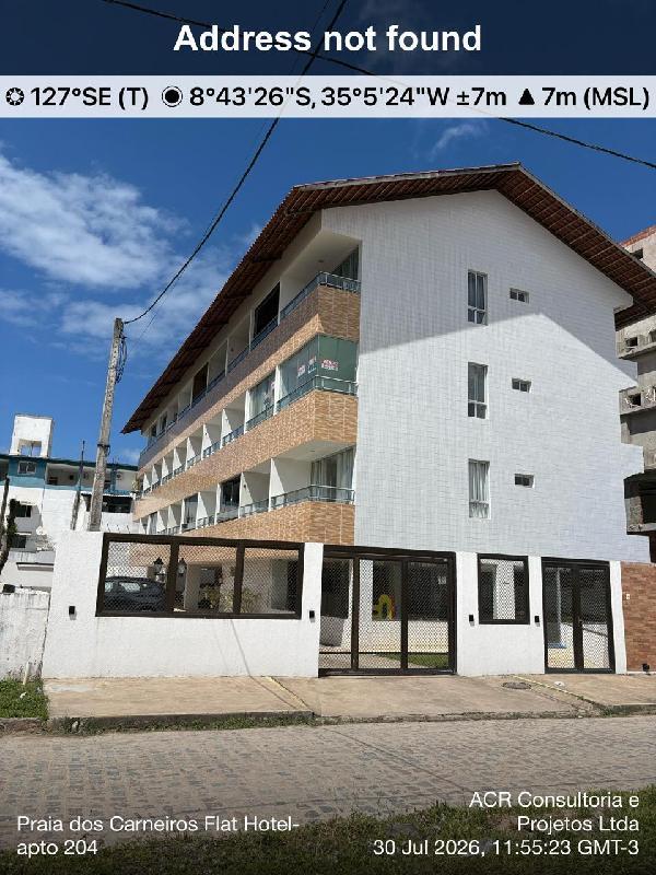 Apartamento em Tamandaré, Lot Anaizabela, Rua José Bezerra Sobrinho, N. Sn, Apto 204, Lt 10a Qd F, PE. Área: 31.7m2