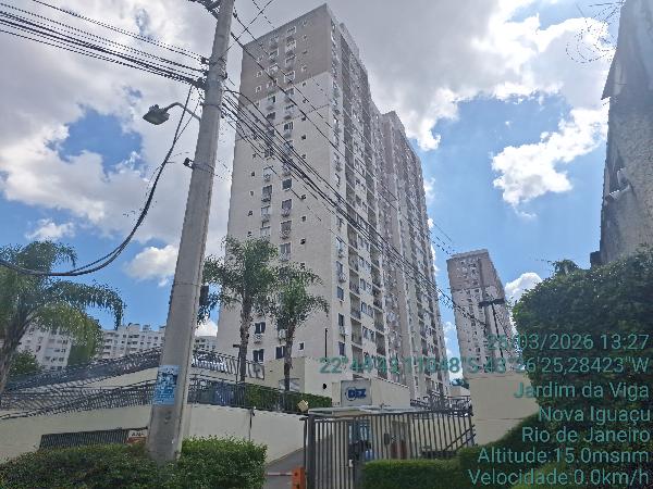 Apartamento em Nova Iguaçu, Rancho Novo, Estrada Deputado Darcilio Ayres Raunhetti, N. 175, Apto 1308, Bl 02, RJ. Área: 53.07m2