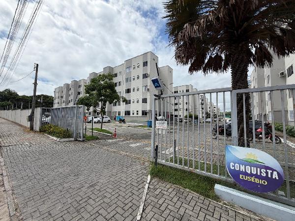 Apartamento em Eusébio, Tamatanduba, Rua Gentil Monte Silva, N. Sn, Apto 204, Bl 04 Tipo 1, CE. Área: 46.75m2