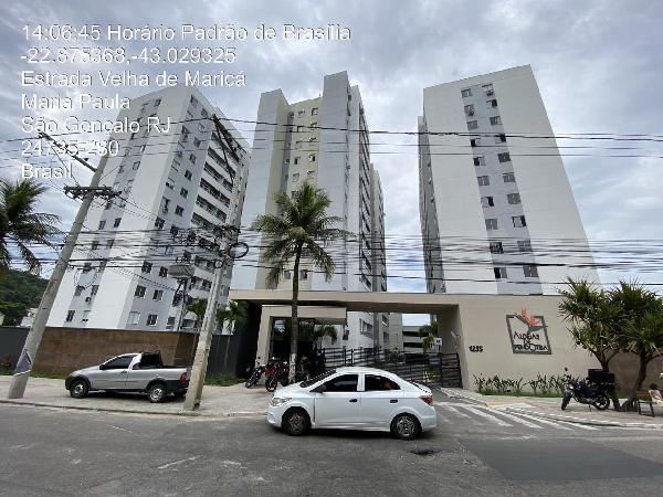 Apartamento em São Gonçalo, Maria Paula, Avenida Da Abdias Jose Dos Santos, N. 1235, Apto 1102, Bl 01 Area A1, RJ. Área: 90.42m2