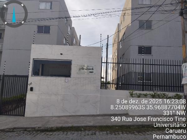 Apartamento em Caruaru, Luiz Gonzaga, Rua Capital Do Agreste, N. 131, Apto 203, Bl 02 Tp B, PE. Área: 55.89m2