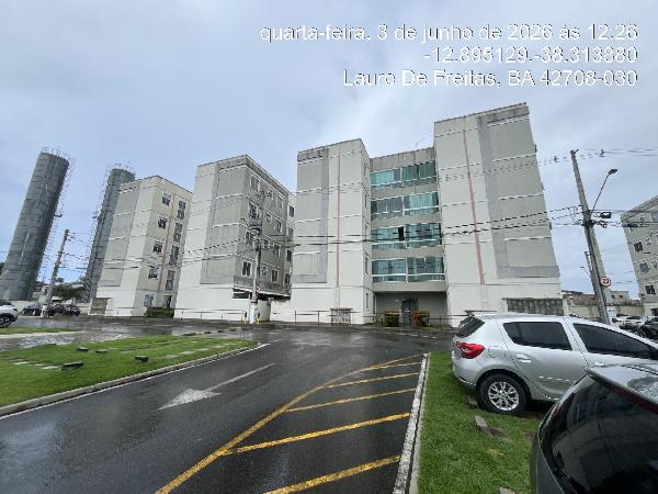 Apartamento em Lauro de Freitas, Centro, Rua Waldir Pires, N. 643, Apto 404, Bl 01 Vg 96 E 97, BA. Área: 45.3m2