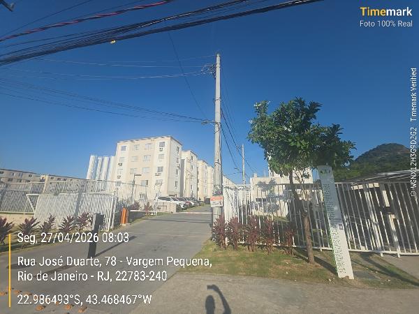 Apartamento em Rio de Janeiro, Vargem Pequena, Estrada Jose Duarte, N. 78, Apto 102, Bl 03, RJ. Área: 43m2