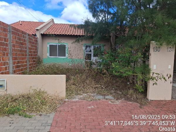 Casa em São Gonçalo do Amarante, Croata, Rua Frank Sinatra, N. 130, Lote 46 Quadra 04 Setor 02, CE. Área: 54.3m2