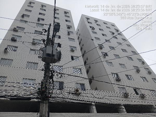 Apartamento em São Vicente, Centro, Rua Santa Cruz, N. 365, Apto 92, 9 Pavimento, SP. Área: 58.98m2