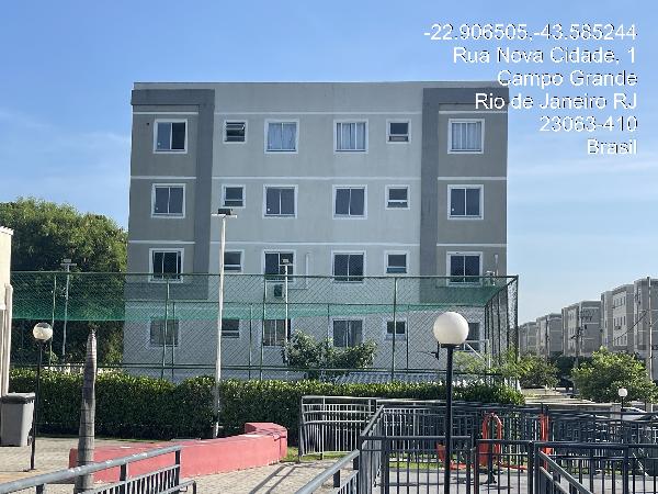 Apartamento em Rio de Janeiro, Inhoaiba, Rua Campo Grande, N. 3740, Apto 203, Bl 16, RJ. Área: 41.19m2