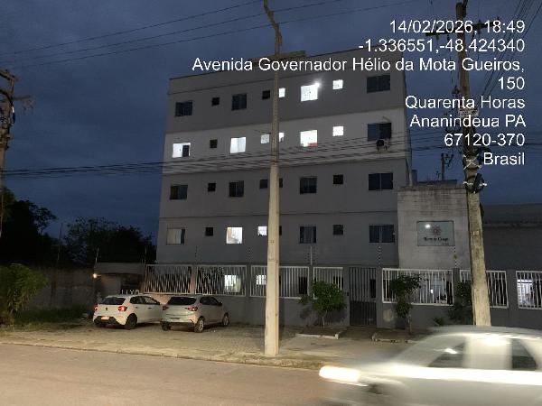 Apartamento em Ananindeua, Quarenta Horas (coqueiro), Avenida Governador Helio Da Mota Gueiros, N. 150, Apto 202, Bl 7, PA. Área: 49.6m2