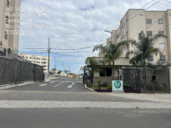 Apartamento em Rio de Janeiro, Santa Cruz, Rua Macapa, N. 273, Apto 310, Bl 02, RJ. Área: 41.19m2