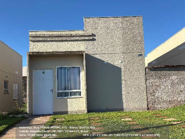 Casa em Ribeirão Preto, Santa Iria, Rua Teruo Suzuki, N. 470, Lt 04 Qd 01, SP. Área: 44.16m2