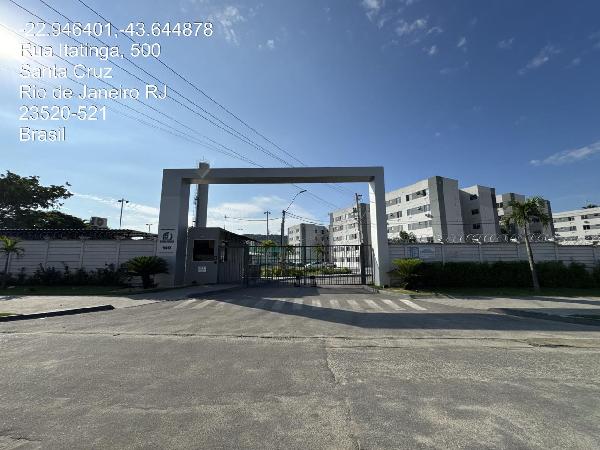 Apartamento em Rio de Janeiro, Santa Cruz, Rua Itatinga, N. 140, Apto 403, Bl 13, RJ. Área: 43.22m2 Apartamento em Rio de Janeiro, Santa Cruz, Rua Itatinga, N. 140, Apto 403, Bl 13, RJ. Área: 43.22m2