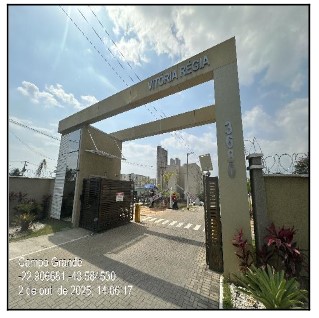 Apartamento em Rio de Janeiro, Inhoaíba, Rua Campo Grande, N. 3680, Apto 104, Bl 25, RJ. Área: 41.32m2