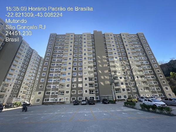 Apartamento em São Gonçalo, Alcantara, Estrada Dos Menezes, N. 40, Apto 911, Bloco 01, RJ. Área: 46.19m2