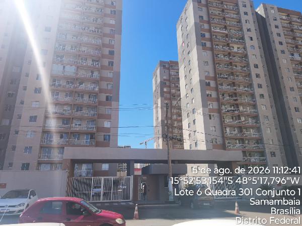Apartamento em Brasília, Samambaia Sul, Quadra 301, N. Sn, Apto 104, Torre C Lt 1 Cj 8 Vaga 322, DF. Área: 54.1m2