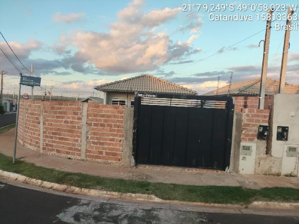 Casa em Catanduva, Residencial Nova Catanduva Iii, Rua Da Confianca (Antiga Rua Projetada 14), N. 124, Lt 27 Qd 23, SP. Área: 43.85m2