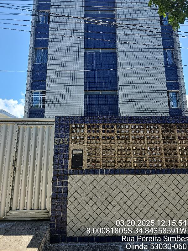 Apartamento em Olinda, Bairro Novo, Rua Pereira Simoes, N. 454, Apto 102, Lote 09 Qd 20, PE. Área: 79.2m2