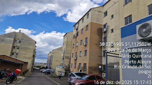 Apartamento em Porto Alegre, Mario Quintana, Rua Vinte E Seis De Marco, N. 415, Apto 329, Bl H, RS. Área: 38.76m2