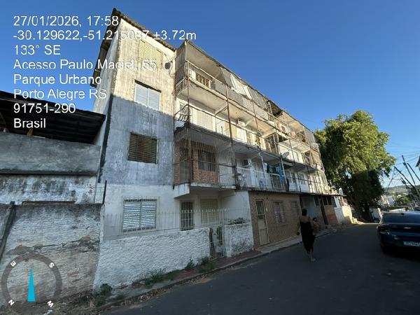 Apartamento em Porto Alegre, Ipanema, Rua Paulo Maciel, N. 65, Apto 109, Bl 29, Lt 01 Ao 06, Qd F, RS. Área: 36.42m2