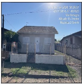 Casa em Montenegro, Aeroclube, Rua Carlos Edvin Endres, N. 421, RS. Área: 56m2