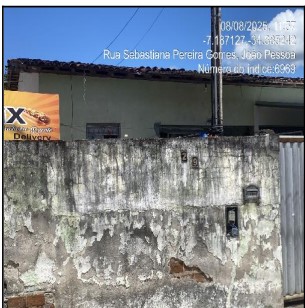 Casa em João Pessoa, Funcionarios, Rua Sebastiana Pereira Gomes, N. 29, Cs 31, PB. Área: 53.42m2