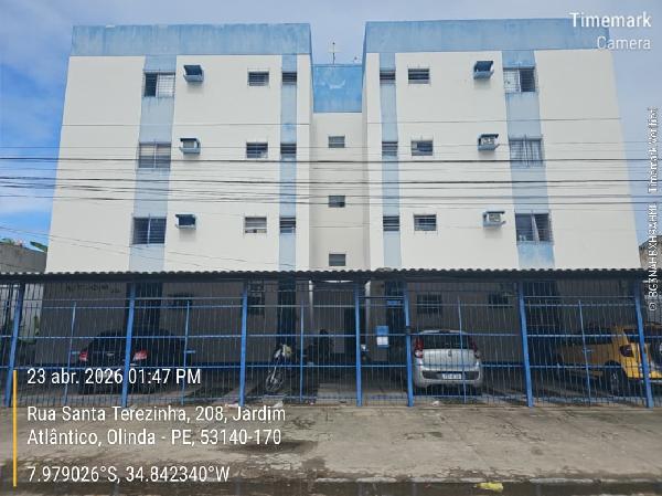 Apartamento em Olinda, Jardim Atlantico, Rua Santa Terezinha, N. 208, Apto 304, Lt 02-A Qd 38, PE. Área: 67.78m2