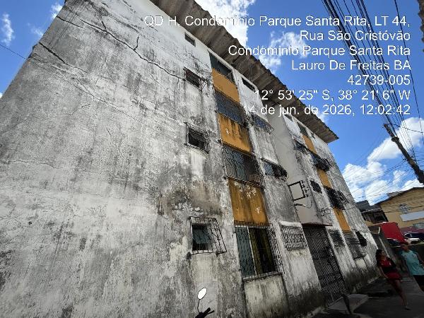 Apartamento em Lauro de Freitas, Itinga, Rua Sao Francisco Do Conde, N. 41, Apto 104, Bloco 12, BA. Área: 37.45m2