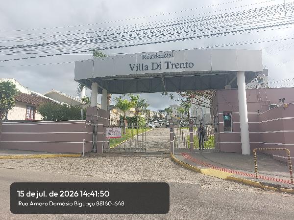 Apartamento em Biguaçu, Bom Viver, Rua Amaro Damasio, N. 110, Apto 42, Bl 1 Vg 36, SC. Área: 41.65m2