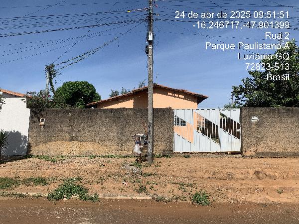 Casa em Luziânia, Parque Paulistano Gleba A, Rua 02, N. Sn, Lt 06 Qd 05, GO. Área: 50.43m2