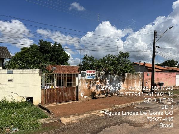 Casa em Águas Lindas de Goiás, Jardim Santa Lucia, Quadra Quadra 3, N. Sn,  Lt 27, GO. Área: 61.24m2