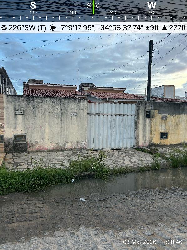 Casa em Santa Rita, Portal De Tibiri, Rua Dionizio Alves De Oliveira, N. 390,, PB. Área: 69.5m2