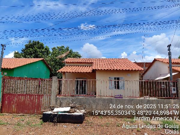 Casa em Águas Lindas de Goiás, Jardim America Iv, Rua 04, N. Sn, Lote 17 Qd 97, GO. Área: 58.81m2