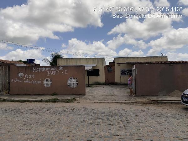 Casa em São Gonçalo do Amarante, Santa Terezinha, Rua Ana Cecilia Cabral, N. Sn, Cs 02 Qd 24 Lt 10, RN. Área: 55.26m2