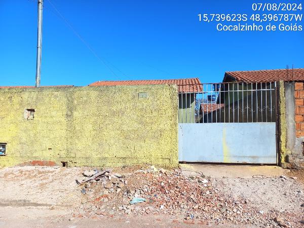 Casa em Cocalzinho de Goiás, Itamar Nobrega Ii, Rua 12, N. Sn, Qd 12, Lt 31, GO. Área: 51.12m2