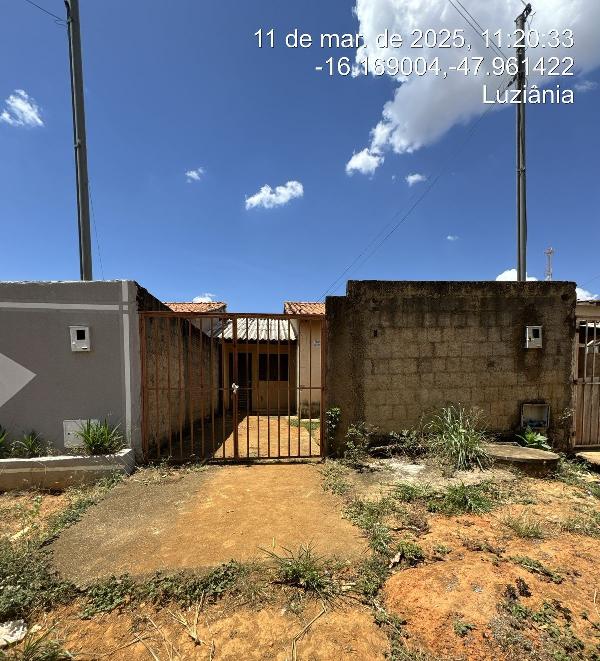 Casa em Luziânia, Parque Estrela Dalva X, Rua 293, N. Sn, Cs 02, Lt 12, Qd 482, GO. Área: 53.76m2