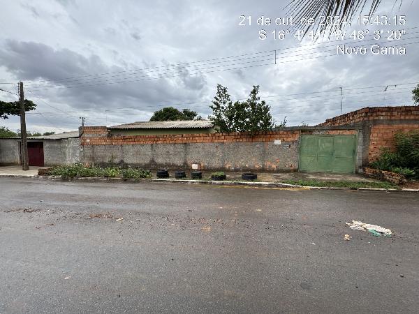 Casa em Novo Gama, Jardim Paiva, Quadra 11, N. Sn, Cs 01 Lt 16 Rua 02, GO. Área: 60.78m2