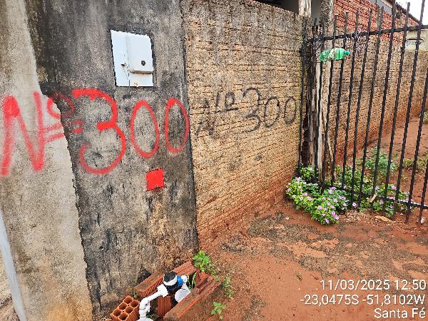 Casa em Santa Fé, Centro, Rua Pernambuco, N. 300, Qd 67 Lt 1/B, PR. Área: 57.4m2
