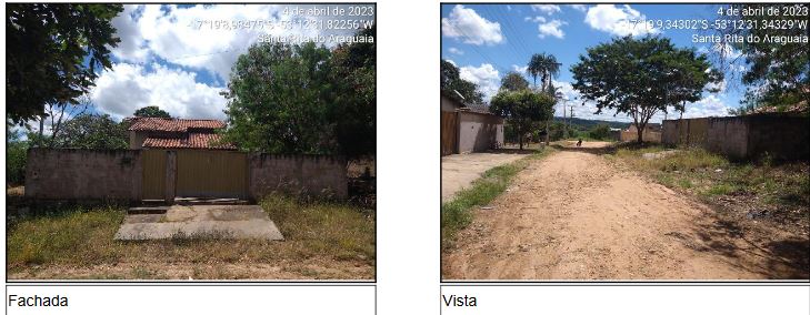 Casa em Santa Rita do Araguaia, Quinca Barros, Avenida Joaquim Marinho, N. S/N, Lt 05, Qd 84, GO. Área: 79.99m2