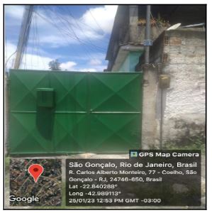 Casa em São Gonçalo, Coelho, Rua Carlos Alberto Monteiro, N. 73, Cs 05, RJ. Área: 43.7m2