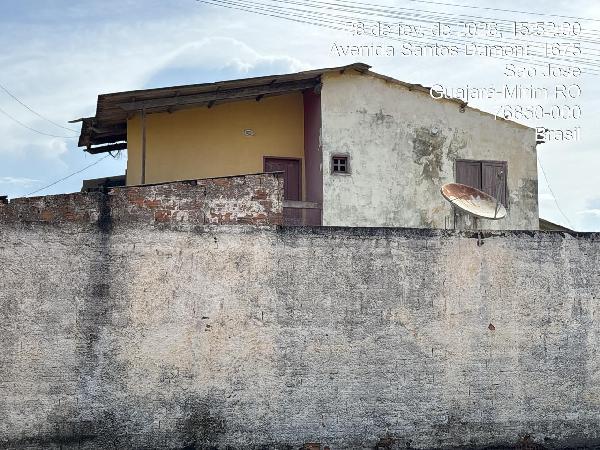 Casa em Guajará-Mirim, Setor Ii, Rua Santos Dumont, N. Sn, Lote 16 Quadra 161 Setor Ii, RO. Área: 66m2