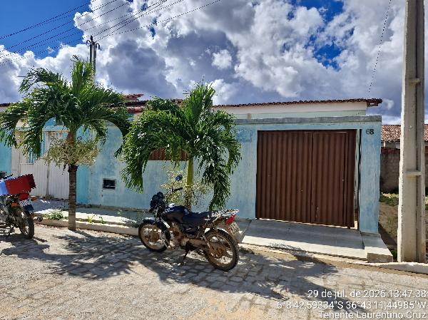 Casa em Tenente Laurentino Cruz, Centro, Rua Vicente Higino De Araujo, N. 68,, RN. Área: 65m2