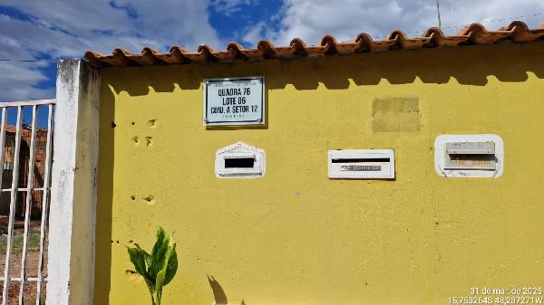 Casa em Águas Lindas de Goiás, Parque Da Barragem Setor 12, Quadra 76 Conjunto A Lote 06, N. Sn, Cs B, GO. Área: 63.25m2